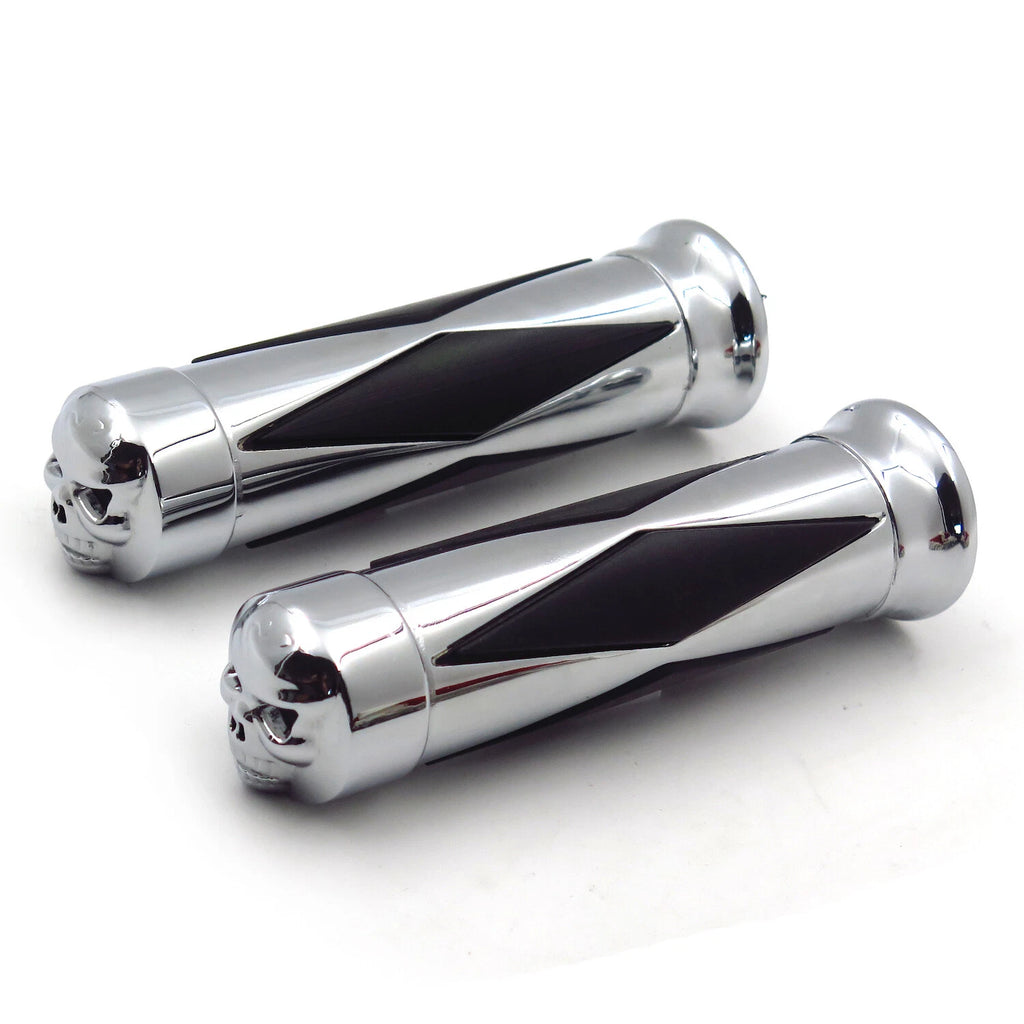 7/8" Handlebar Grips for Harley Softail Cross Bones Deuce Rocker (Fits 22mm)