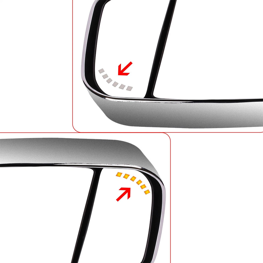 Chrome Towing Mirrors for Dodge (2002–2008)