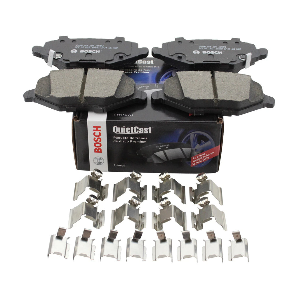 Set of 4 Bosch Rear Ceramic Brake Pads for Chrysler Dodge Ram Volkswagen