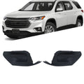 Fog Lamp Cover Pair for Chevrolet Traverse (2018–2021) Black Bezel