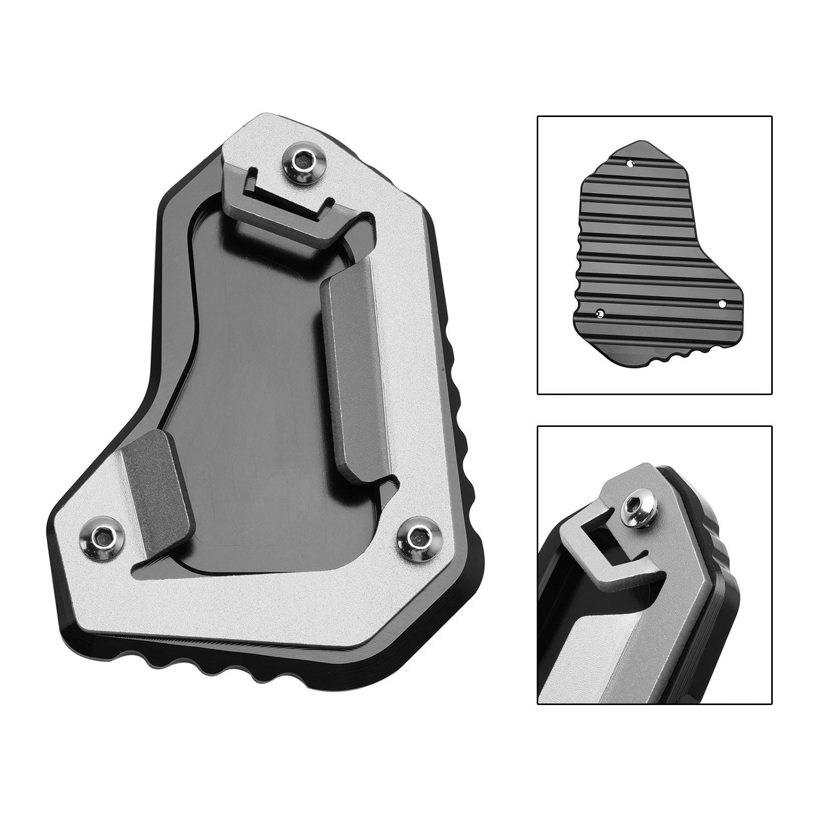Kickstand Enlarged Plate Pad for Tiger 1200 Explorer (2012–2015) V13VG SIL