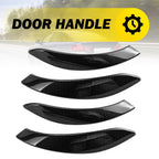 Set of 4 Carbon Look Interior Door Handle Cover Trim for BMW 3 Series (2013–2018)