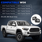 Fog Light Lamp Kit with Chrome Trim for Toyota Tacoma (2016-2023)