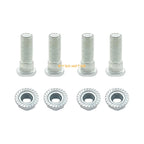Set of 4 Front Wheel Studs & Nuts for Polaris Trail Blazer 250 330 Trail Boss 330
