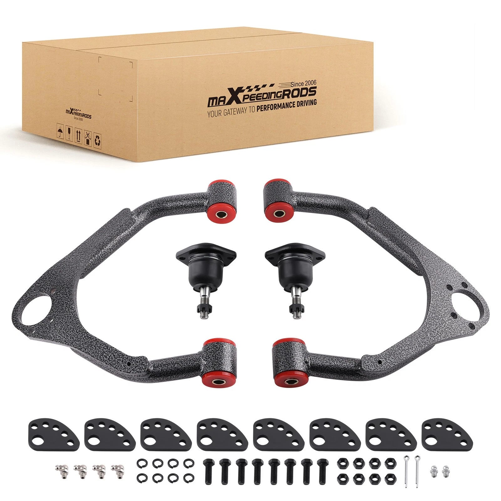 Front Upper Control Arms Drop Kit for Silverado Sierra 1500 (2007–2015)