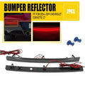 Smoked Red LED Rear Bumper Reflector Lights for Chevrolet Corvette C7 (2014–2019)