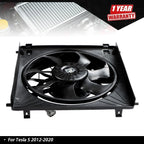 Left Side Radiator Cooling Fan with Shroud for Tesla Model S (2012–2020)