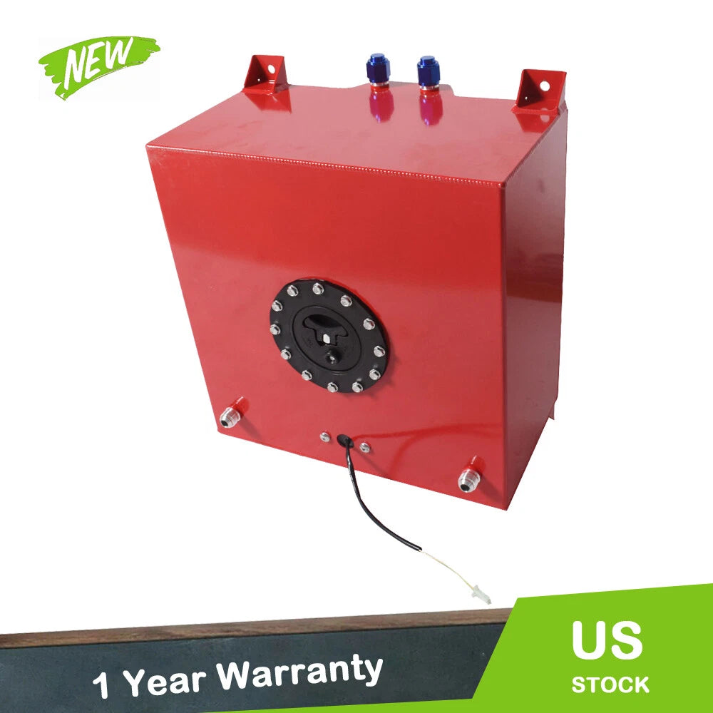 10 Gallon Aluminum Fuel Cell Tank with Level Sender for Universal Fit