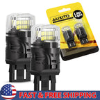 2X White LED Backup Reverse Bulbs for Make Model