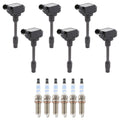 Set of 6 Ignition Coils & Spark Plugs for Toyota LS500 Tundra 3.4 V6