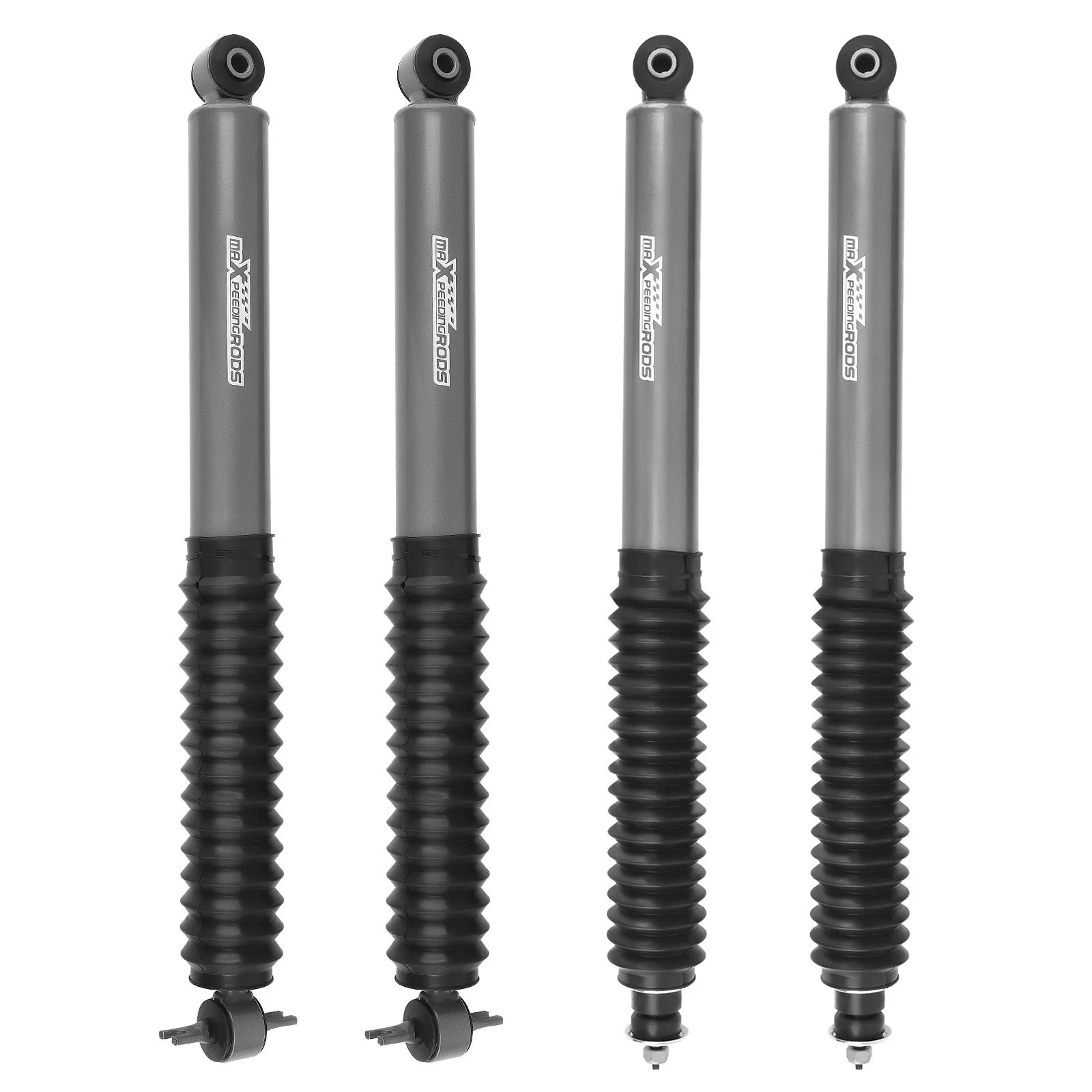 Front Rear Shock Absorber Set for Jeep Wrangler JK Unlimited (2007–2018) 0"-3"