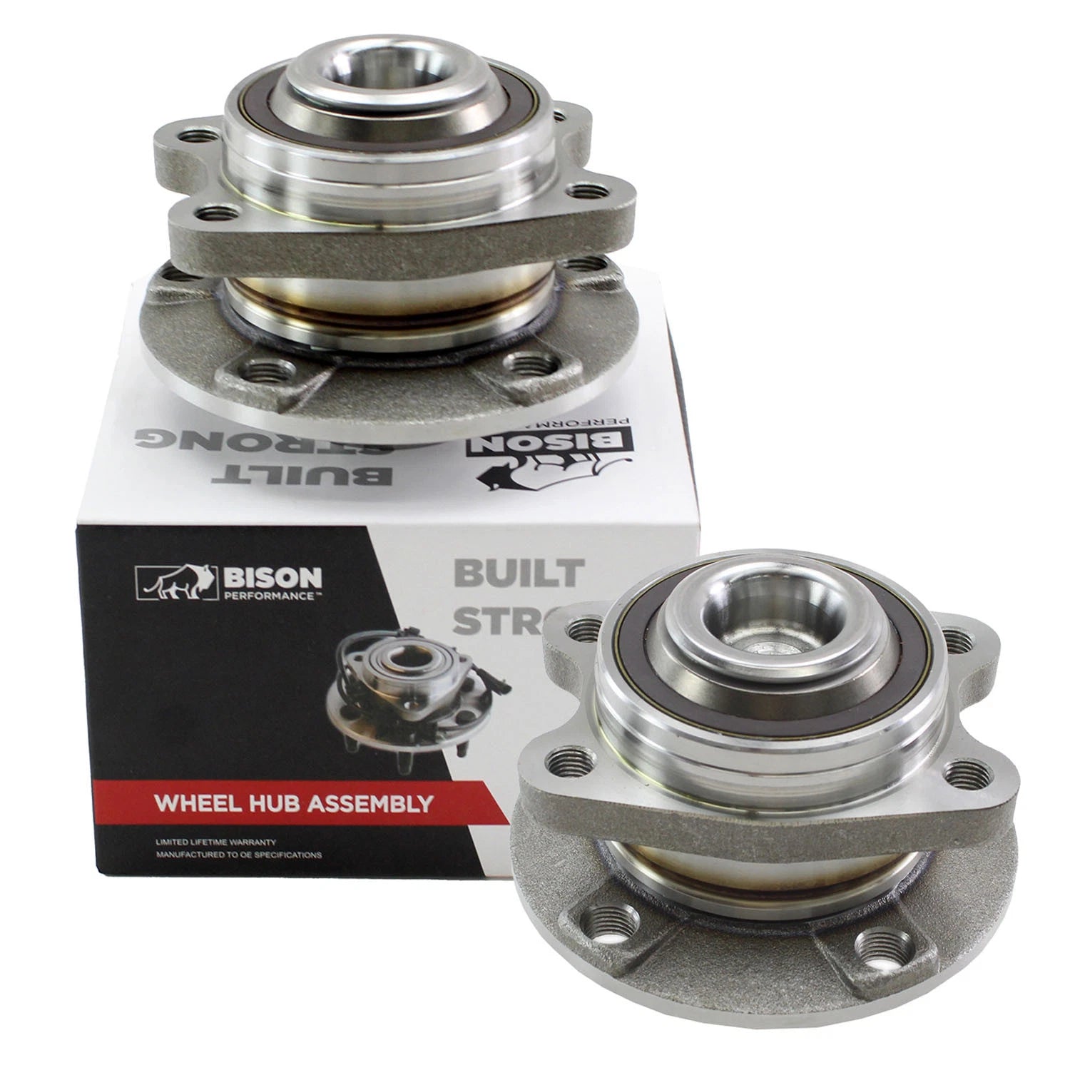 2pc Rear Wheel Bearing Hub Assembly for Audi A6 Base (2006–2011)