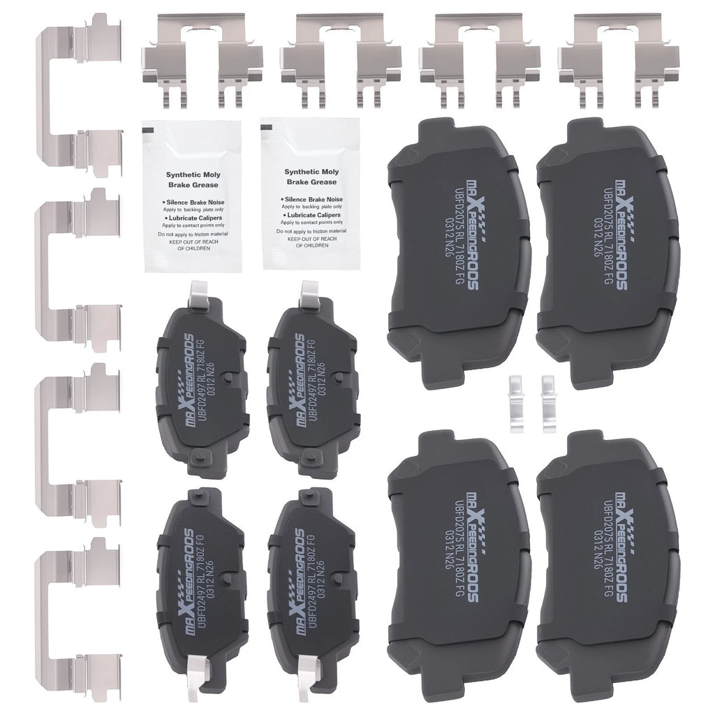 8pcs Ceramic Brake Pads Kit for Mazda CX-5 (2016–2024) D1623 D1846