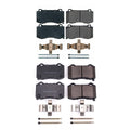 PowerStop Front & Rear Carbon Fiber Ceramic Brake Pads Kit for Dodge Challenger (2015–2023)