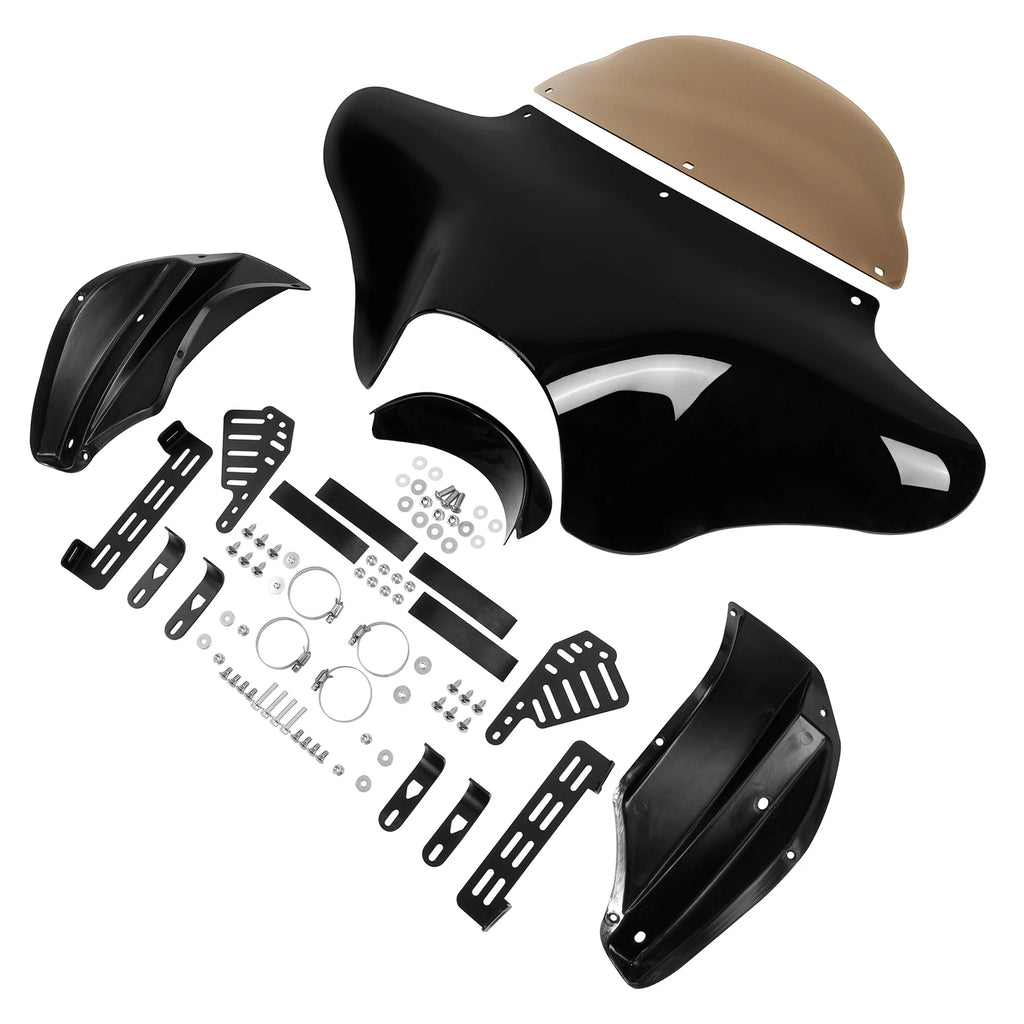 Batwing Fairing Windshield for Harley Road King, Yamaha V Star 650, 1100