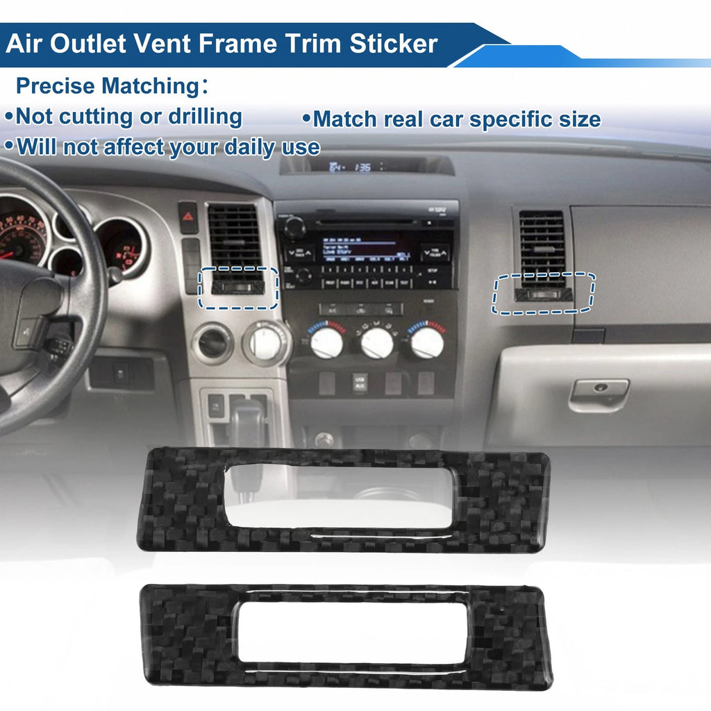 Set of 2 Air Condition Outlet Vent Trim Covers for Toyota Tundra (2007–2013)
