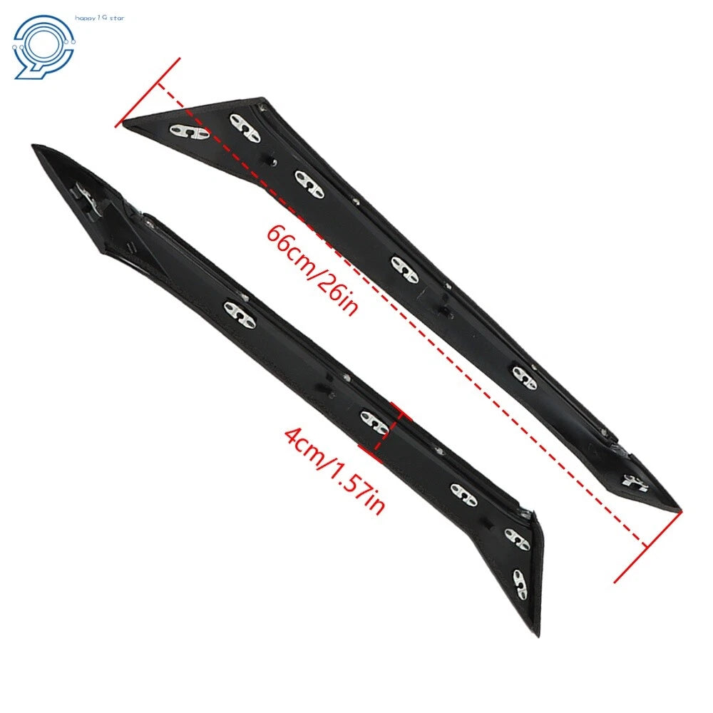 Set of 2 Rear Body Trim Pillar Moldings for Nissan Maxima (2016–2021)