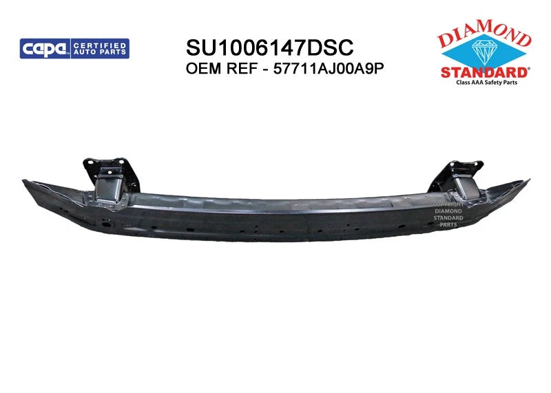 Replacement Steel Front Bumper Impact Bar (See compatibility Chart)