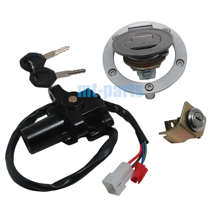 Ignition Key Switch, Fuel Tank Cap, Seat Lock Set for Yamaha MT-01 (2005–2009)