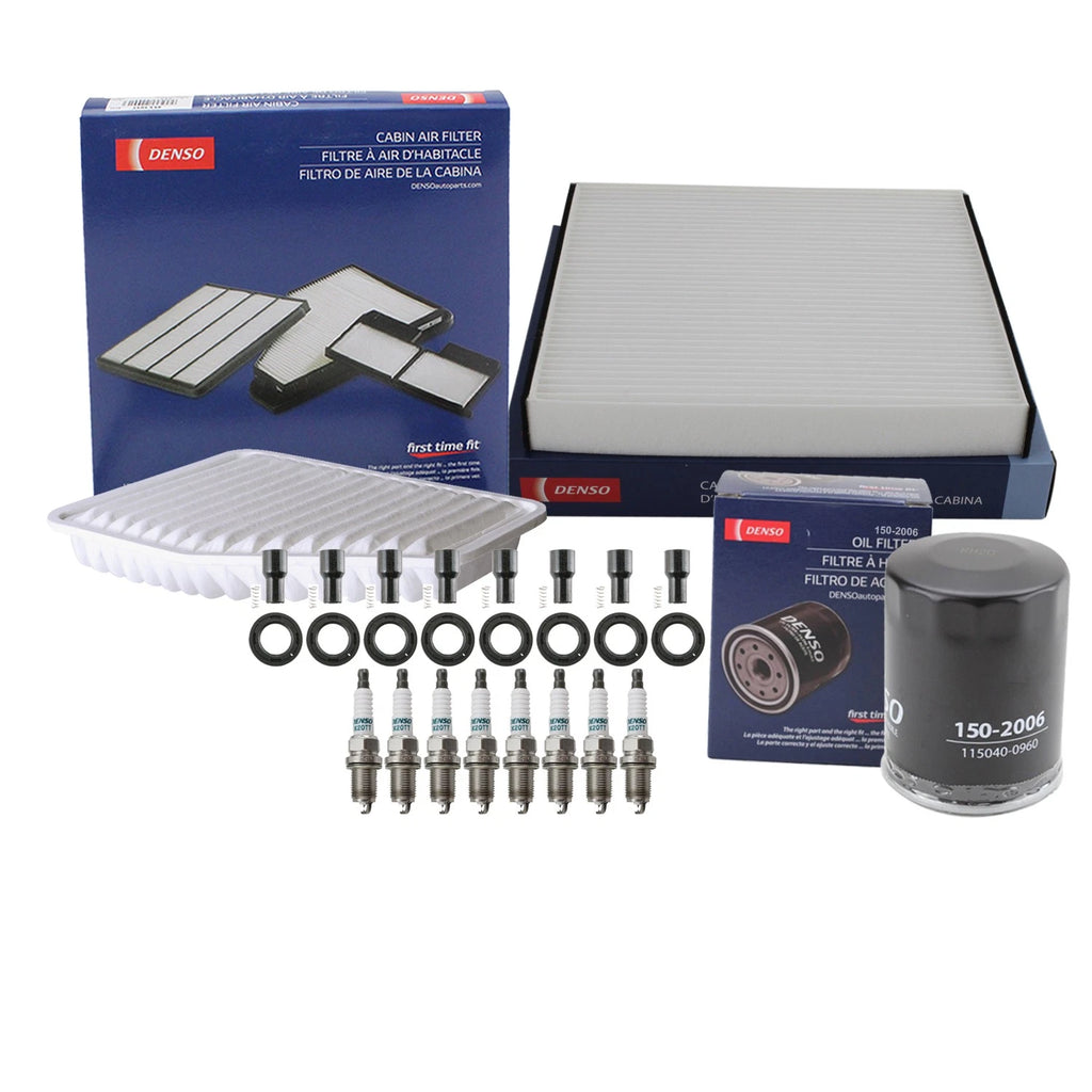 Denso Tune Up Kit 8 Spark Plugs & Boots for GS430 SC430 (2001–2006)