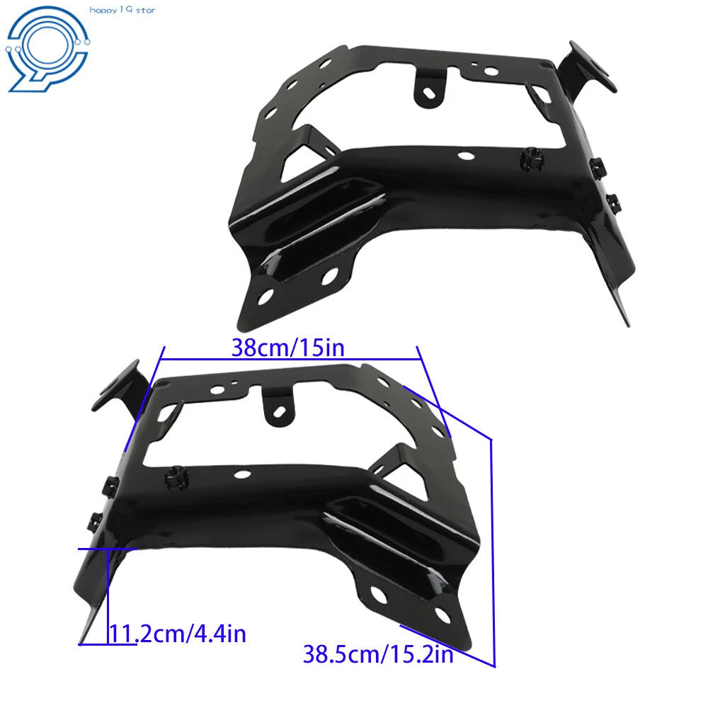 2X Front Bumper Outer Bracket for Chevrolet Silverado 1500 (2014-2015)