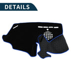Dash Cover Mat for BMW 6 Series (2003-2010) Sun Protector Pad Black Blue