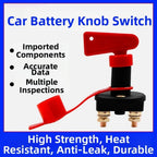 Boat Battery Power Switch Waterproof Rubber Cap Metal Construction