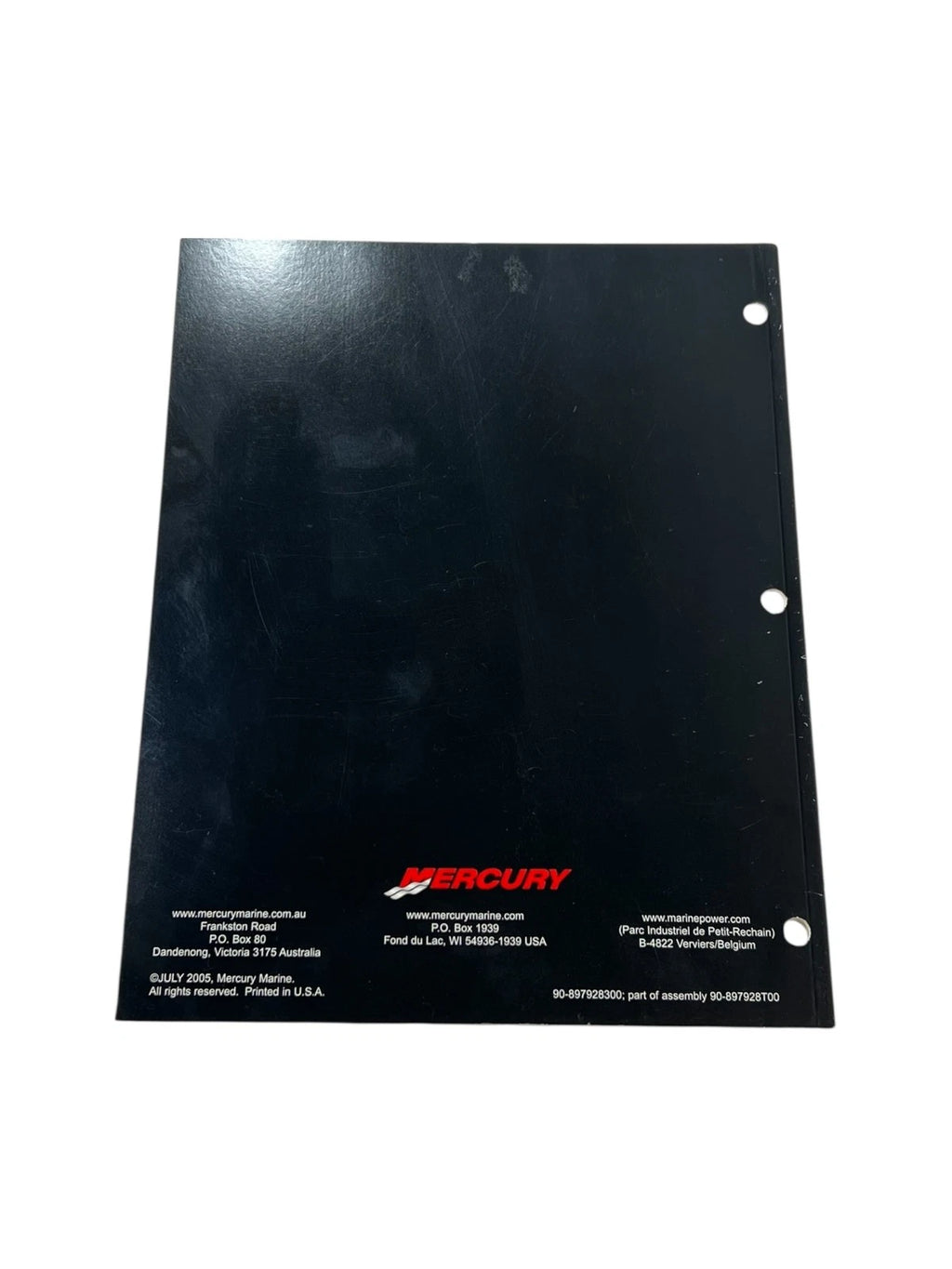 Service Manual for Mercury Verado 135/150/175 (2005) - 90-897928300