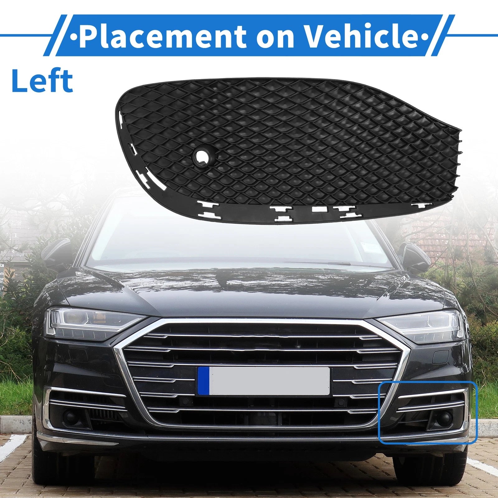 1pc Fog Light Grill for Mercedes-Benz W213 (2016–2020) No. 2138851122