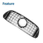 Front Upper Bumper Grille for Mercedes-Benz X-Class (2018–2023) Chrome