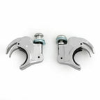 Chrome 39mm Windshield Clamps for Harley Dyna FXD FXDC Sportster XL 883 (T9)
