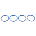 Air Condition Vent Outlet Inner Ring Trim for Audi A1 S1 2010-2018 Blue 4 x Pcs