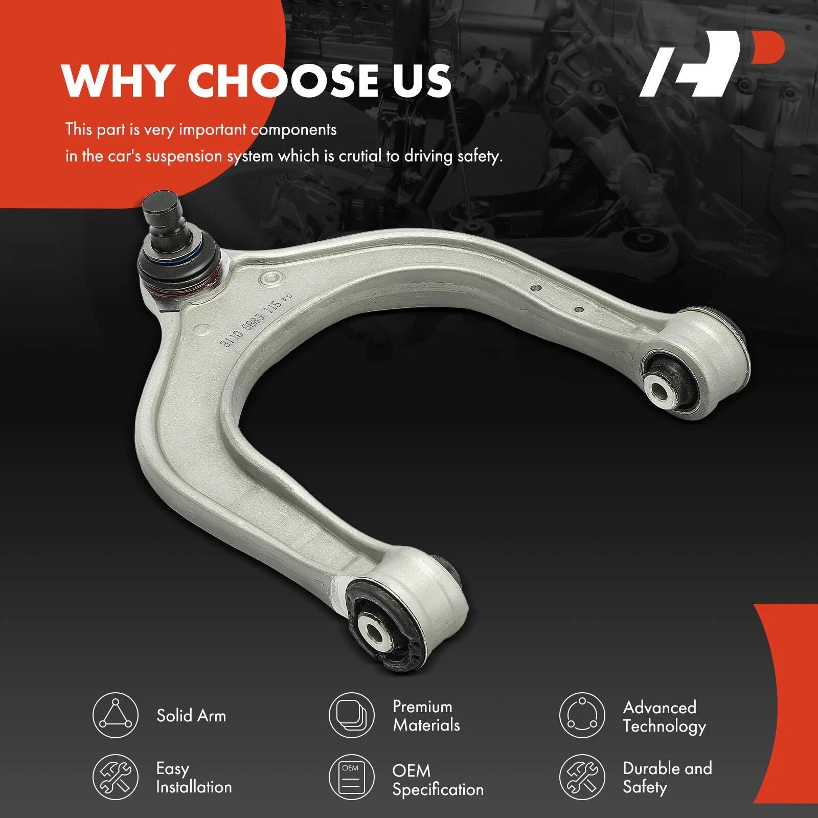 Front Left Upper Control Arm with Ball Joint for BMW X5 (2019-2023)