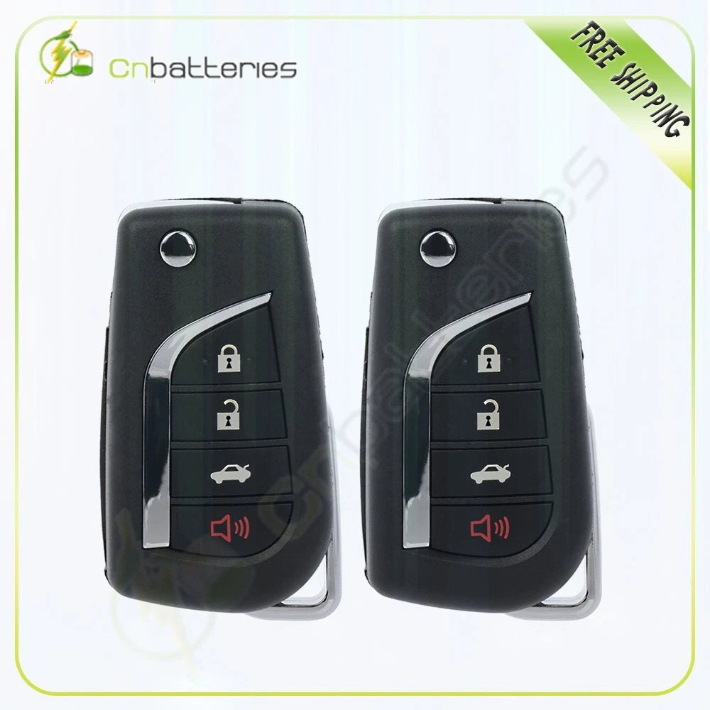 2 Smart Keyless Entry Remote Key Fobs for Toyota Camry (2018–2021)