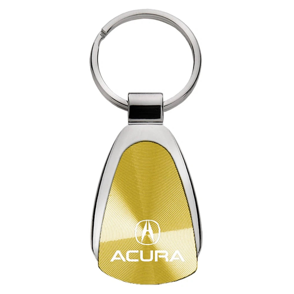 Gold Teardrop Keychain KCGOLD.ACU - Officially Licensed for Acura