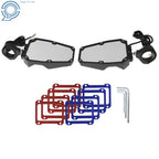 UTV Rear View Side Mirrors with LED Lights for Polaris RZR