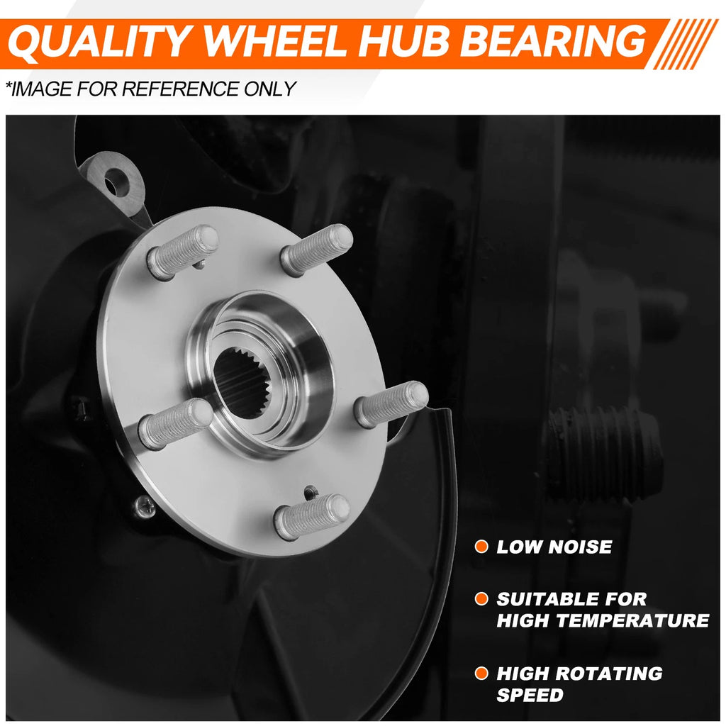 Front Left Loaded Wheel Bearing Hub Knuckle Assembly for Honda Civic (2006–2011)