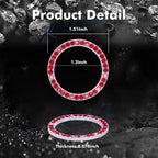 Shiny Red Crystal Push to Start Button for Car SUVs Vans (Universal 2000-2025)