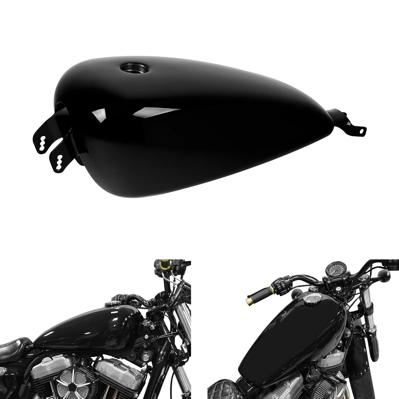 2.6 Gallon Gas Fuel Tank for Harley Sportster XL883 XL1200 (2007–2022)