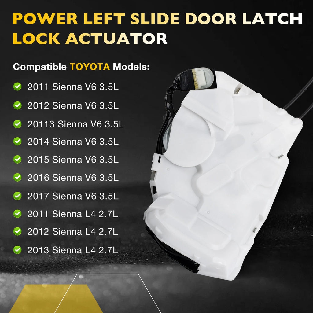Sliding Door Lock Latch Actuator for Toyota Sienna (2011-2017)