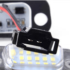 2X White LED Number Plate Lamp for VW Golf 3, Polo 6N, Seat Ibiza, Cordoba