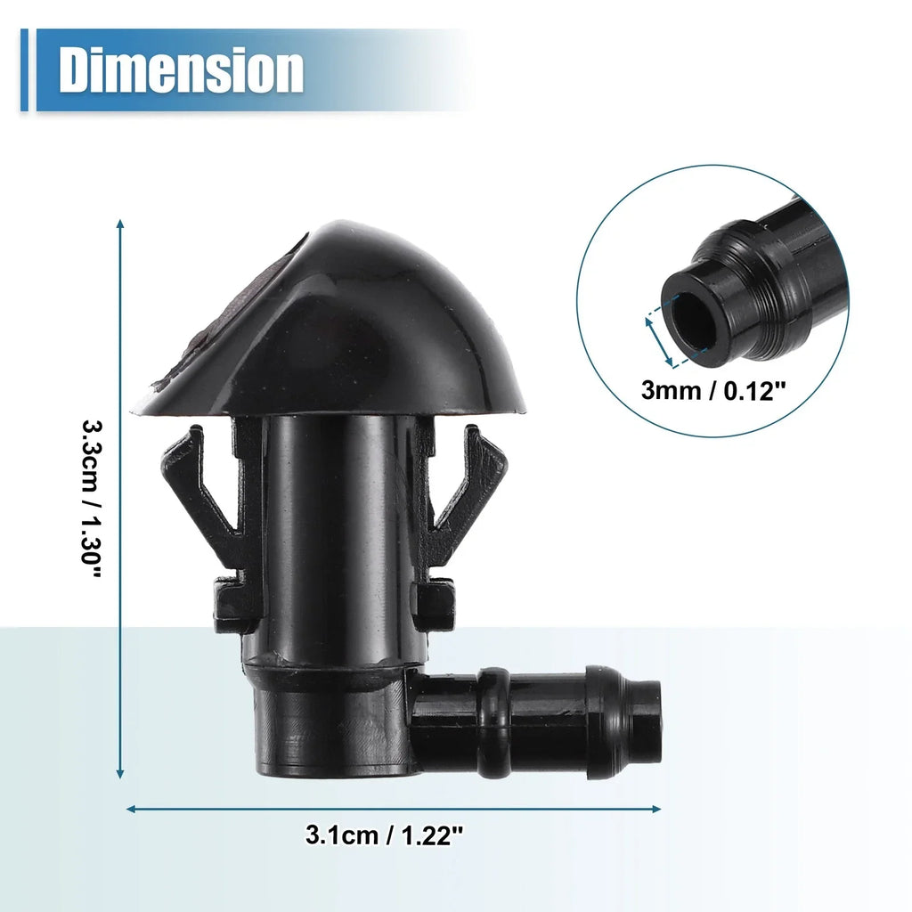 Front Windshield Washer Nozzles for Honda Pilot (2009-2015) - 2 x 76810-SZA-A01