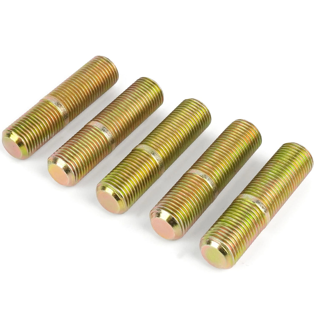 5 Pack Screw-In Trailer Wheel Studs 1/2"-20 x 2" for Hubs 03372