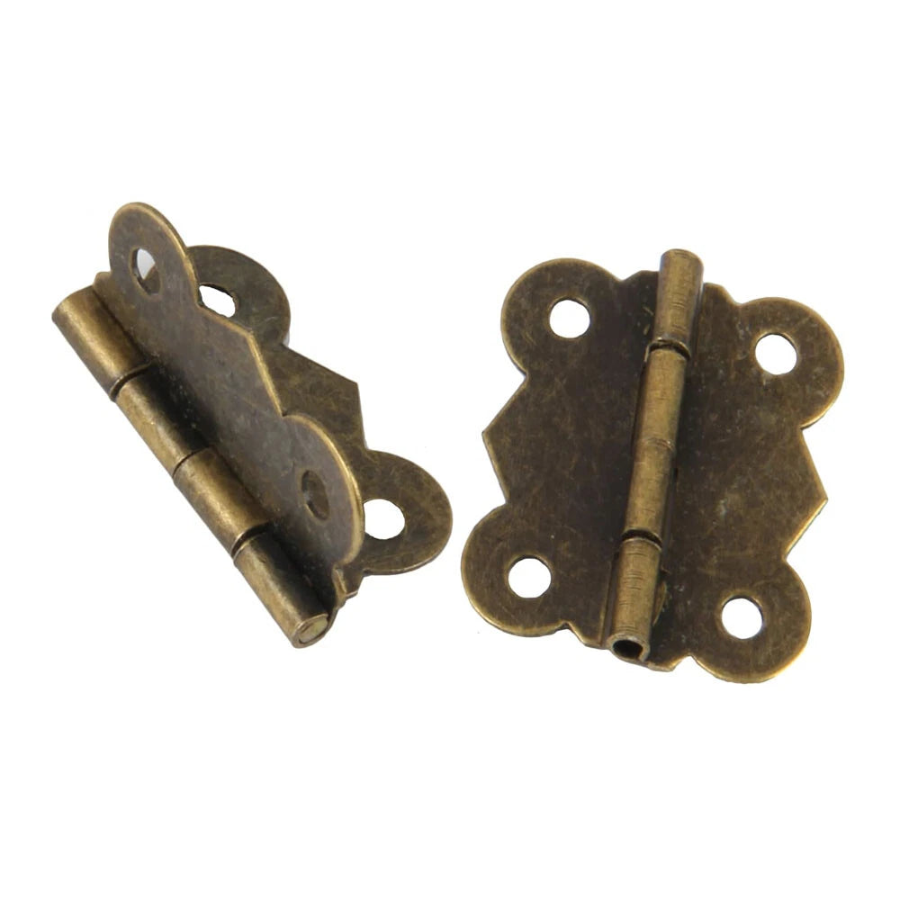 20Pcs Antique Bronze Mini Hinges for Jewelry Box (2017mm)