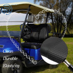 Seat Cover Kit for Club Car Precedent (2004–2023) - Black P Diamond