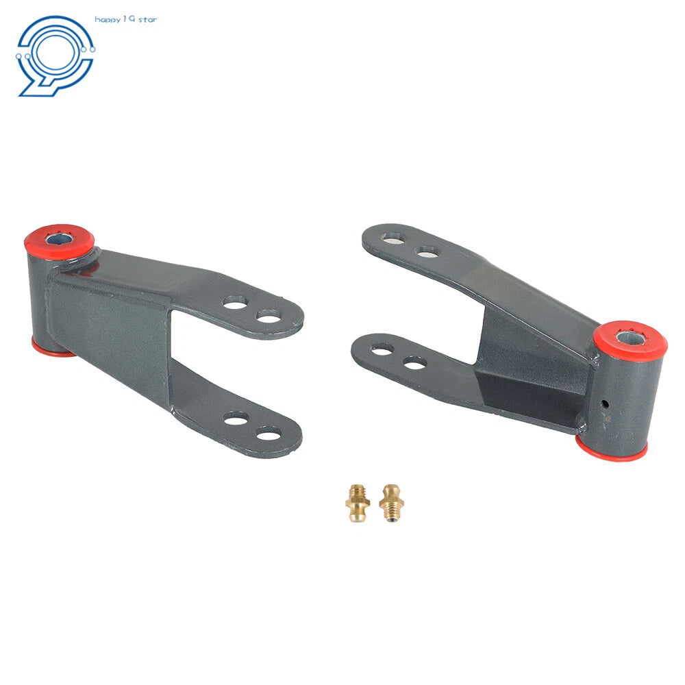 2" Rear Adjustable Leveling Shackles Drop Kit for Chevy GMC C10 (1975–1987)