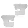 Set of 2 Headlight Replacement Lenses for Ford F-150 (2015–2017)