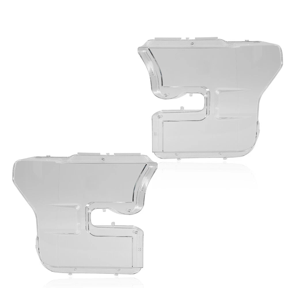 Set of 2 Headlight Replacement Lenses for Ford F-150 (2015–2017)