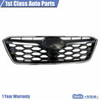 Glossy Black Grille Assembly with Chrome Trim for Subaru Outback (2020–2022)