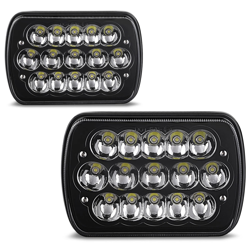Set of 2 LED Headlights for Ford Econoline Van (1985–2014) H6054